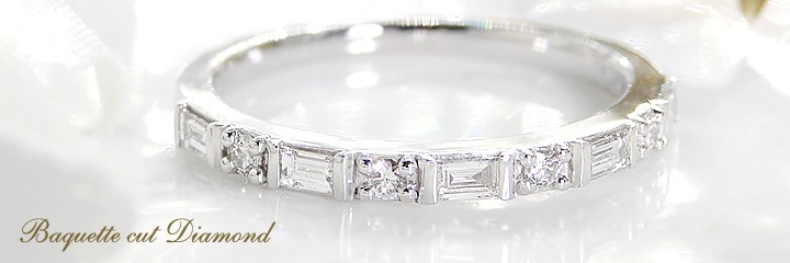 Jeweluce（ジュエルーチェ） ダイヤモンド エタニティ リング バゲット