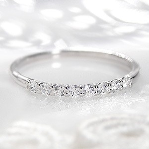 Jeweluce ダイヤモンド エタニティ リング プラチナ pt950 0.16