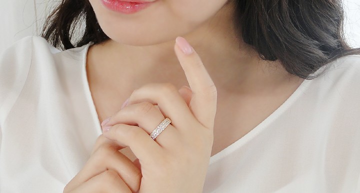 【瑠璃子】パヴェダイヤモンドリング　１カラット　K18 brr-0111k18.jpg