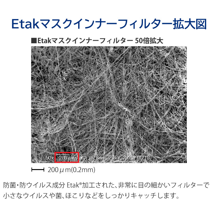 Etakマスクインナーフィルター拡大図