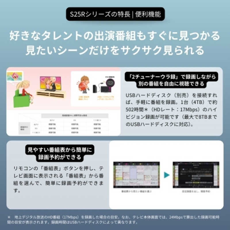 REGZA（レグザ） TVS REGZA 40V型フルハイビジョン液晶テレビ S25R