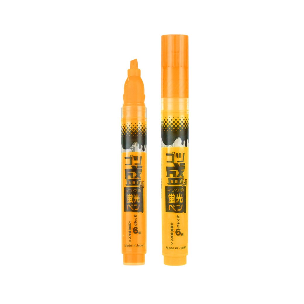 エポックケミカル 蛍光ペン 蛍光マーカー ゴツ盛りインクの蛍光ペン 大容量インク KOBARU