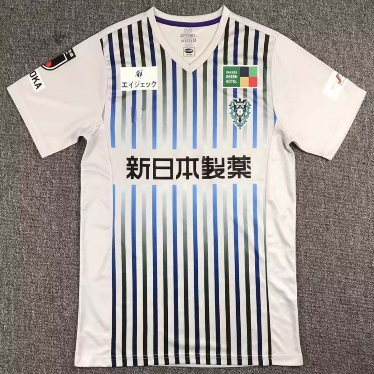 Jリーグ アビスパ サッカー 福岡 サッカーユニフォーム 背番号なし Tシャツ ホーム アウェイ サポーターグッズ レプリカ 非公式 通気性 練習着