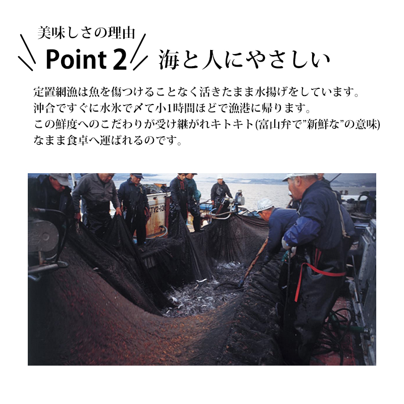 ポイント2 海と人にやさしい