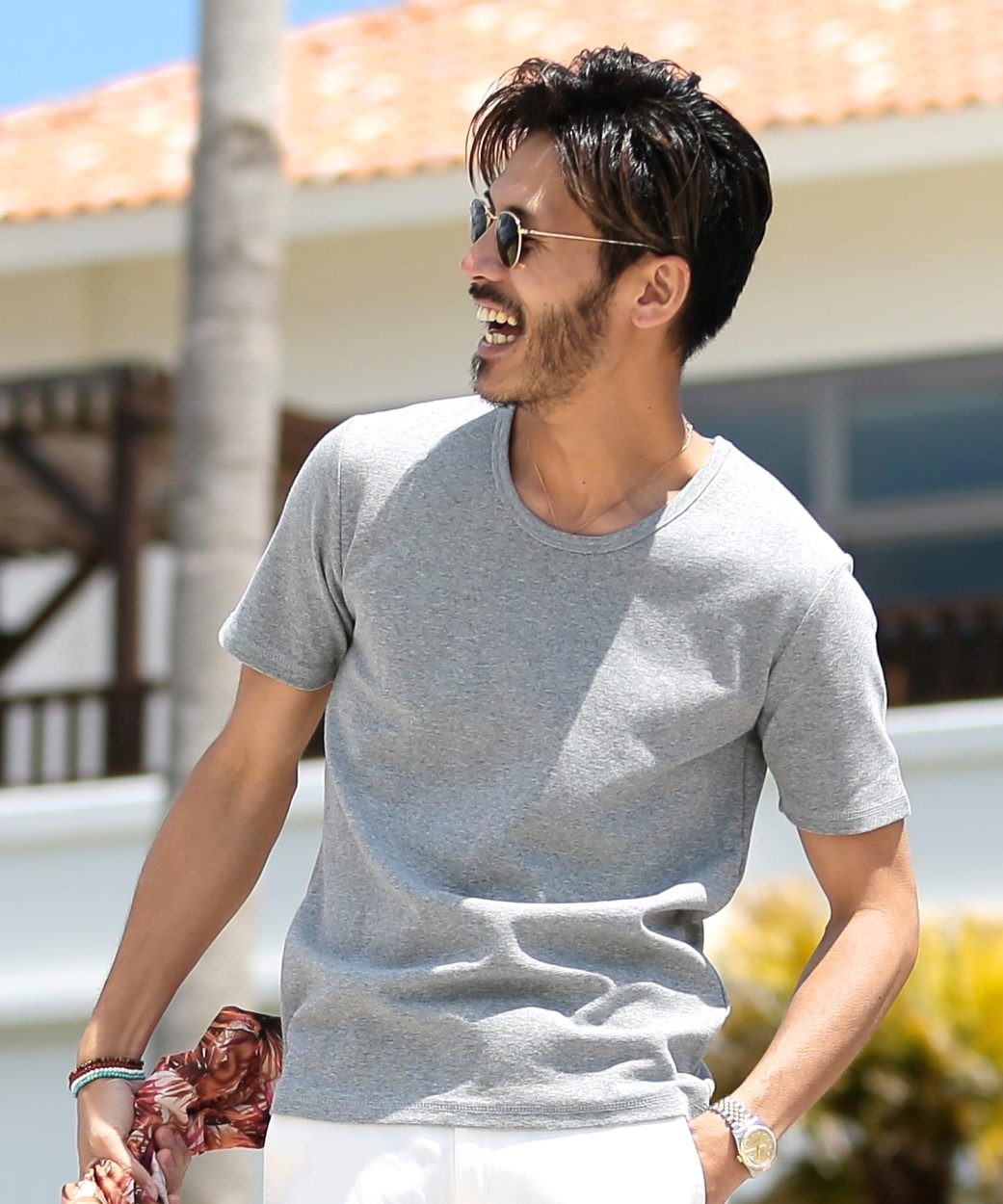 シャツ カットソー メンズ 半袖 テレコ Vネック Uネック クルーネック コットン ストレッチ カジュアル あなたにおすすめの商品