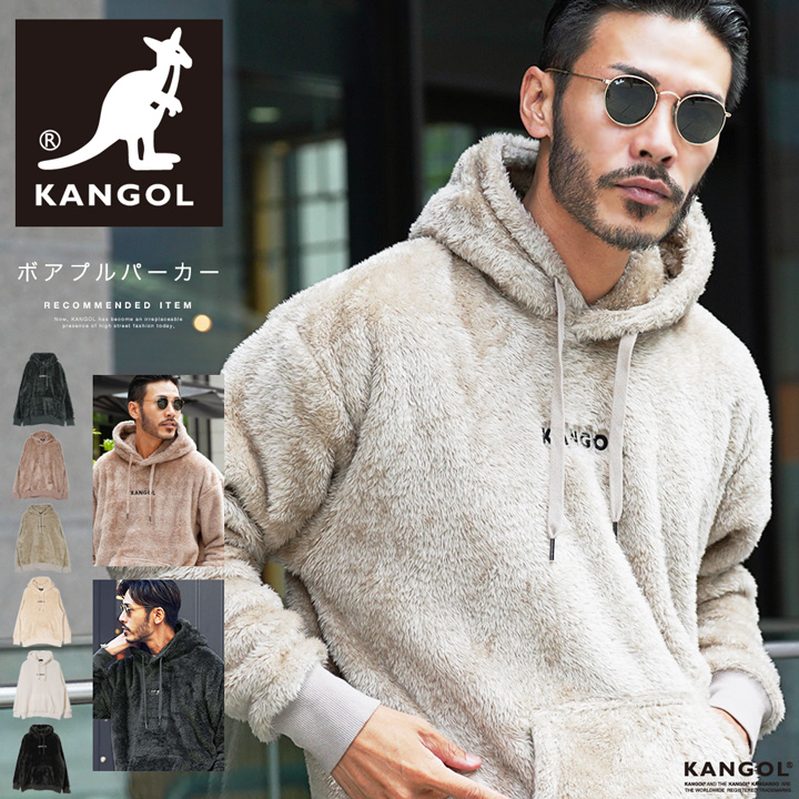 KANGOL カンゴール ボアパーカー メンズ トップス プルオーバー