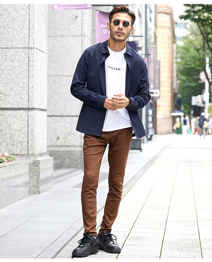 スキニーパンツ メンズ ボトムス カラーパンツ チノパン スリム 細身 美脚 ストレッチ 伸縮 クラッシュ ダメージ ゴルフウェア 送料無料 Jiggys Shop 通販 Paypayモール