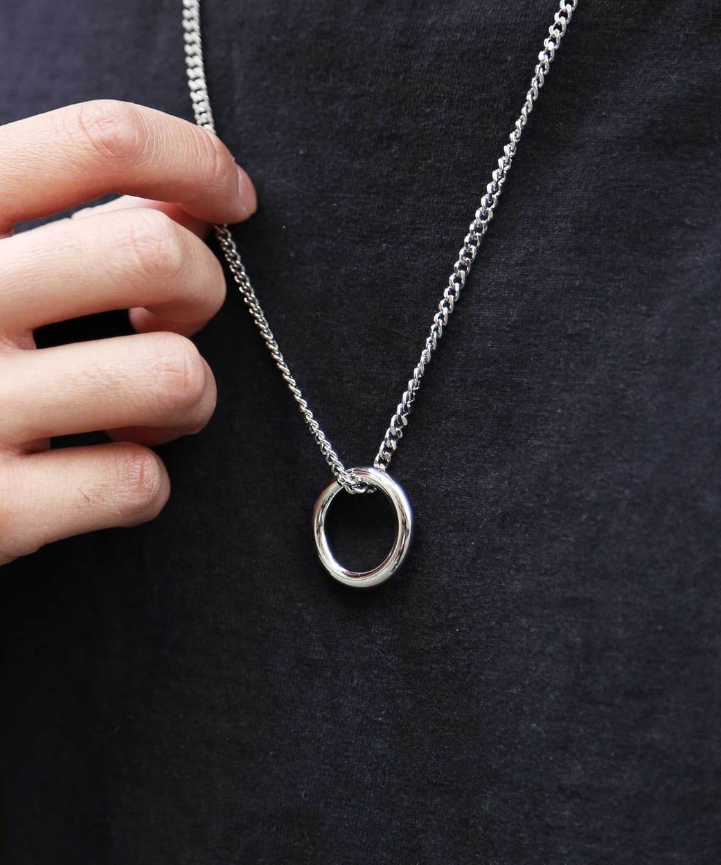 ネックレス メンズ リング シンプル チェーン シルバー プレゼント ギフト アクセサリー Jiggys Shop 通販 Paypayモール