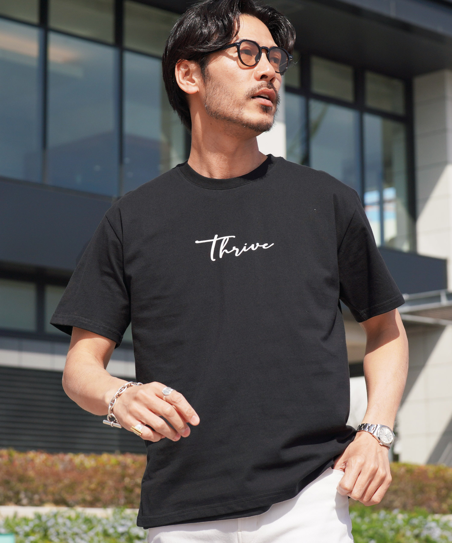 Tシャツ メンズ カットソー ロゴプリント 半袖 バックプリント ワンポイント 綿 コットン サーフ系 ユニセックス | JIGGYS SHOP | 01