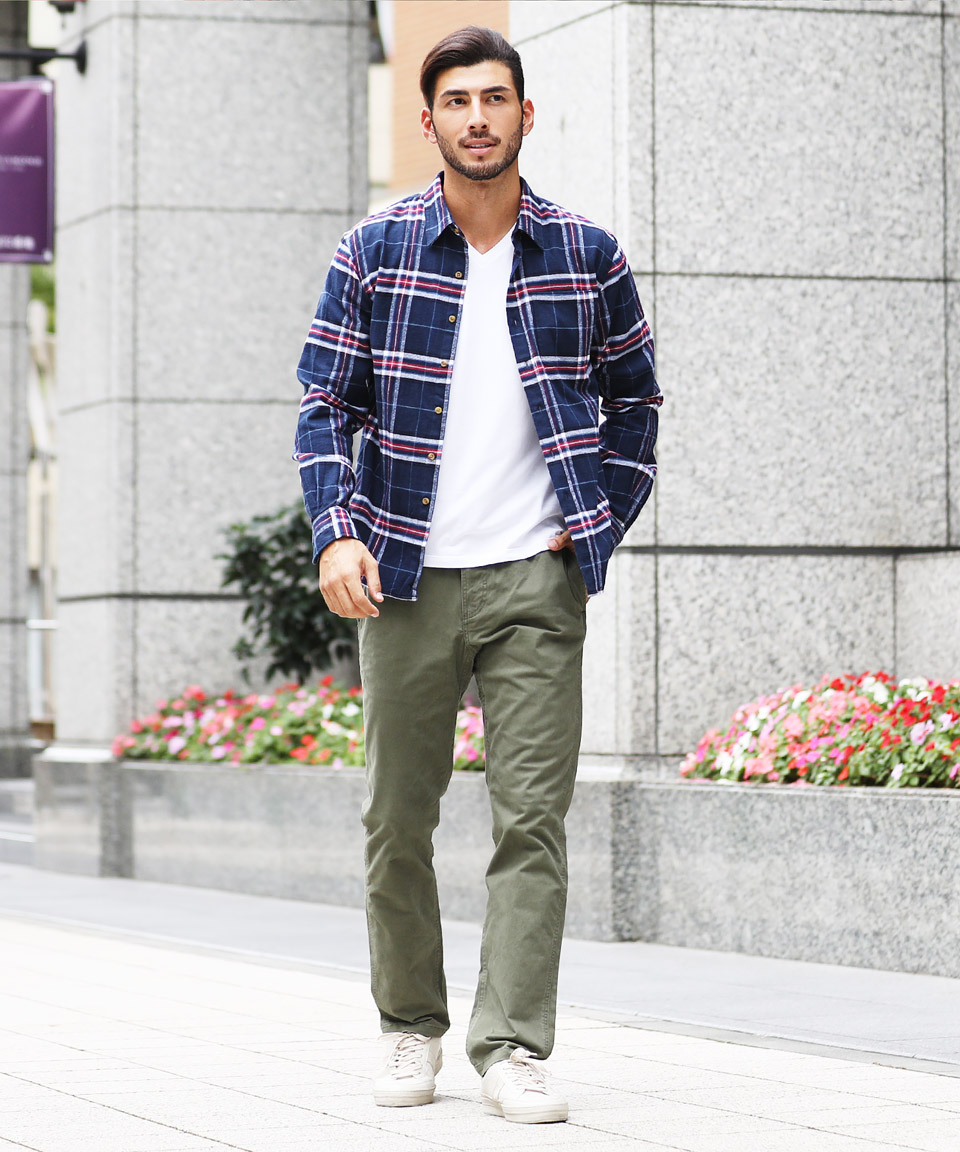 チェックシャツ メンズ トップス 長袖シャツ コットン ネルシャツ カジュアルシャツ S M L Xl Xxl 春 春服 秋 秋服 送料無料 Jiggys Shop 通販 Paypayモール