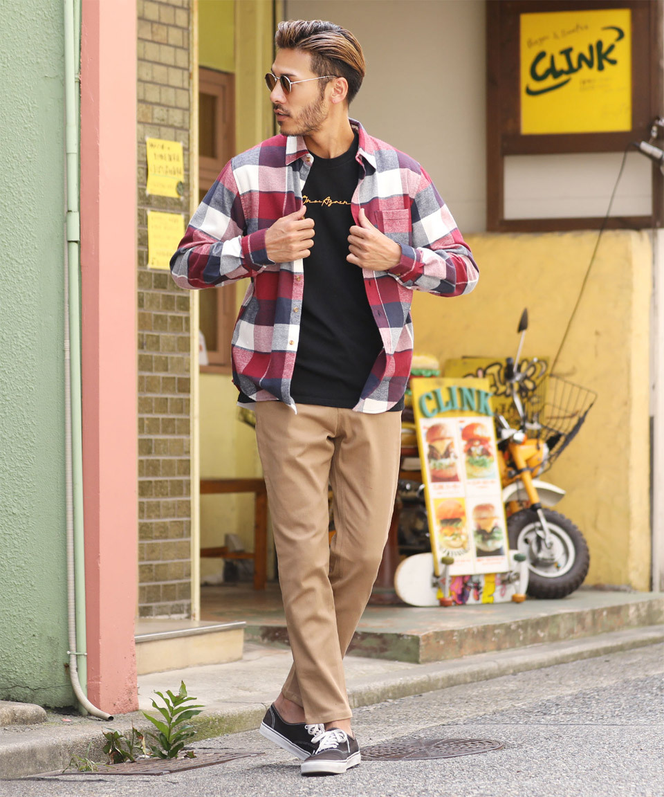 チェックシャツ メンズ トップス 長袖シャツ コットン ネルシャツ カジュアルシャツ S M L Xl Xxl 春 春服 秋 秋服 送料無料 Jiggys Shop 通販 Paypayモール