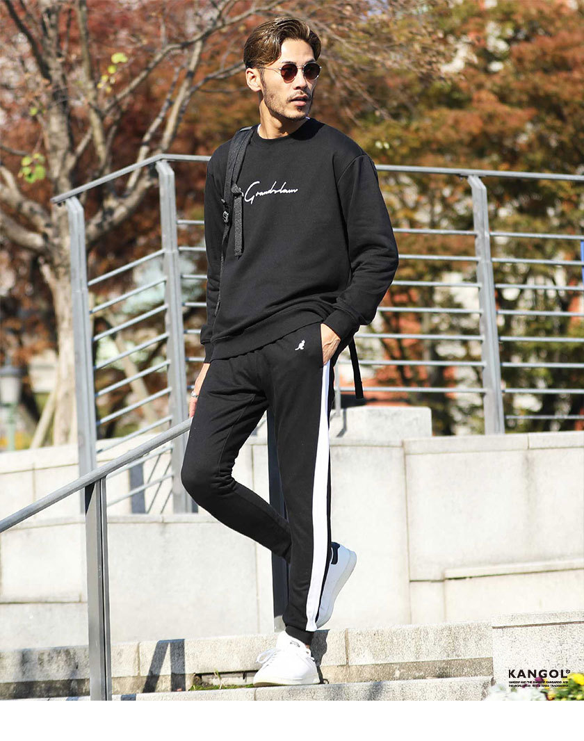 新製品情報も満載 ジョガーパンツ ジャージ サイドライン スキニー 韓国ファッション スウェット