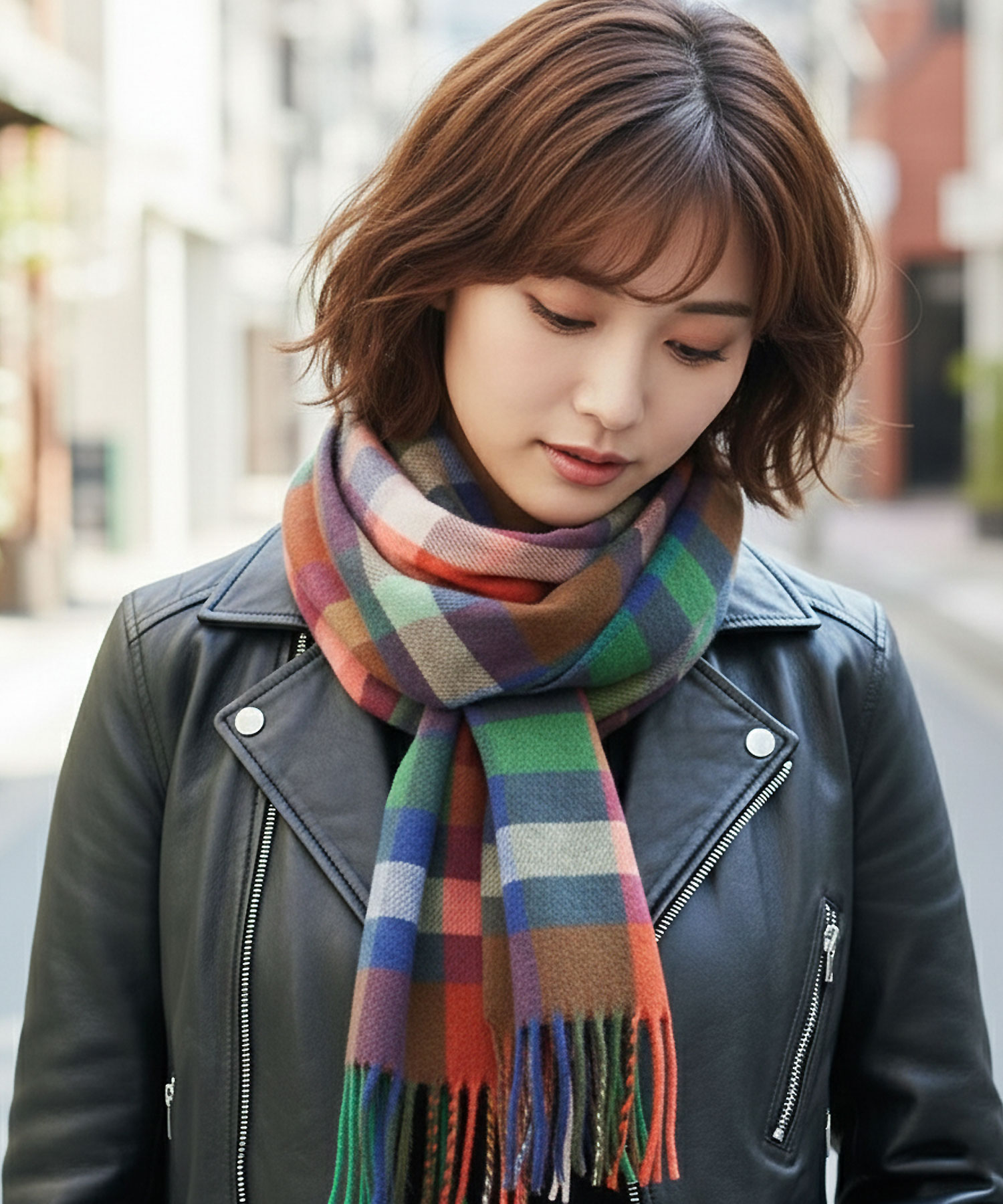 JIGGYS SHOP（ジギーズショップ） マフラー メンズ チェック柄