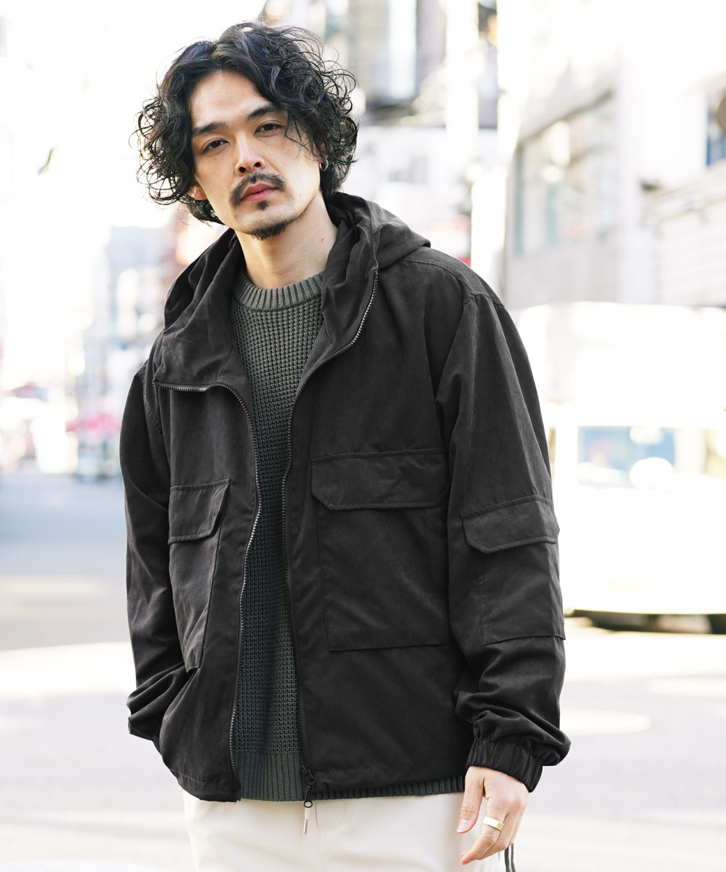 マウンテンパーカー メンズ アウター デカポケット カジュアル ストリート スポーツ オーバーサイズ ビッグシルエット ルーズ ゆったり 春 春服 送料無料 Jiggys Shop 通販 Paypayモール