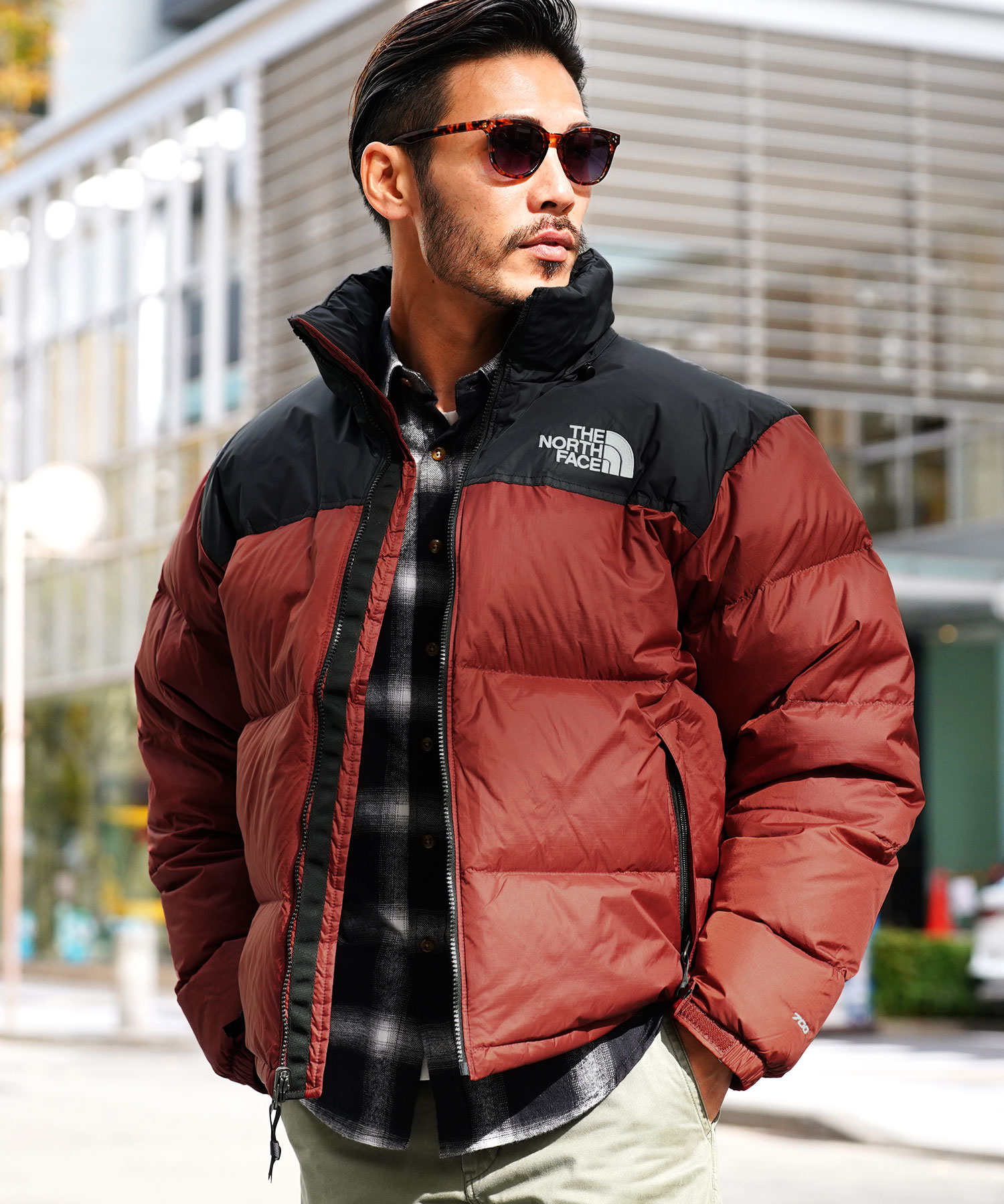 THE NORTH FACE ダウンジャケット 700フィル メンズM ヌプシ-