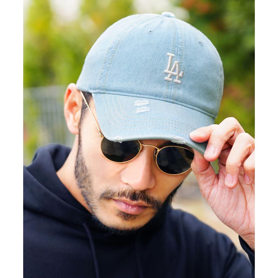 MLB メジャーリーグベースボール キャップ 帽子 メンズ CAP ロサンゼルス ドジャース ロゴ LA 野球 送料無料｜jiggys-shop｜02