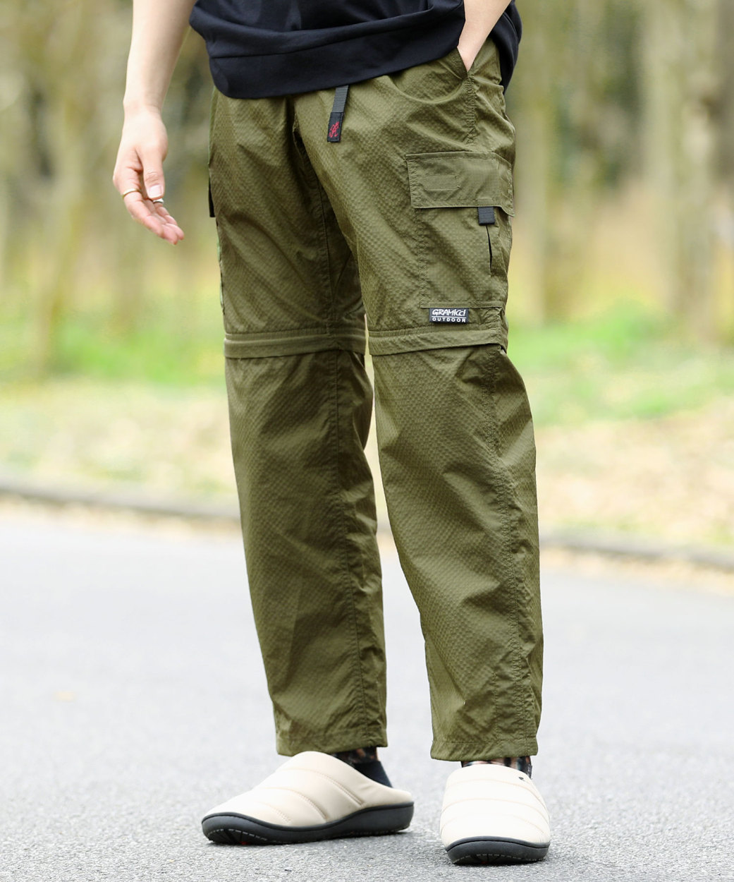 Gramicci グラミチ カーゴパンツ メンズ ボトムス ショートパンツ 2way ミリタリー アウトドア キャンプ 春 春服 夏 夏服 送料無料 22春夏新作