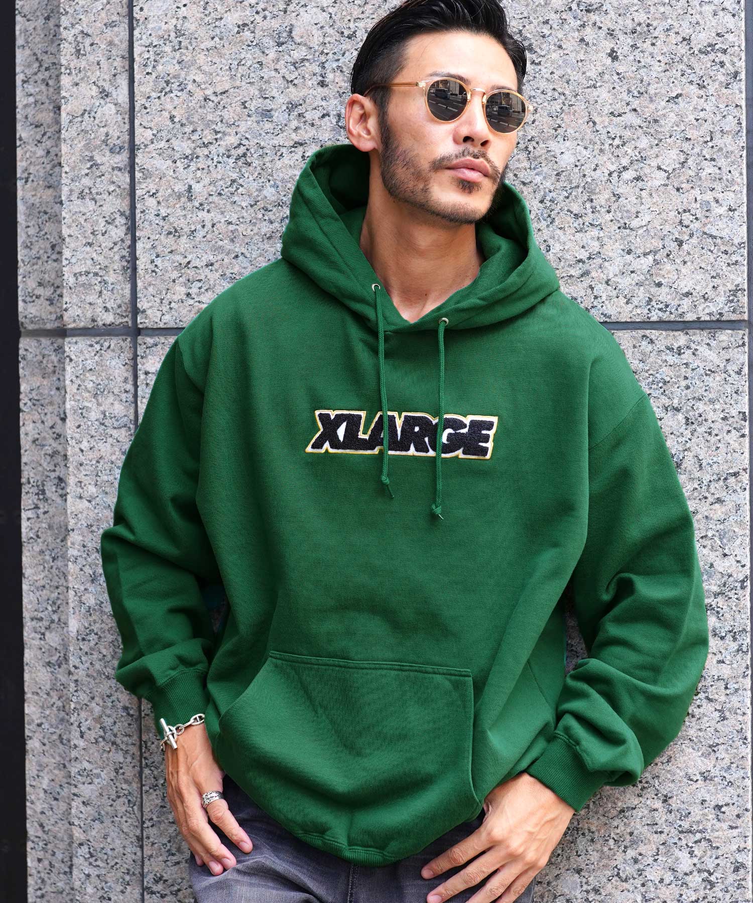 コーフル XLARGE エクストララージ ブランドロゴパーカー L 新品