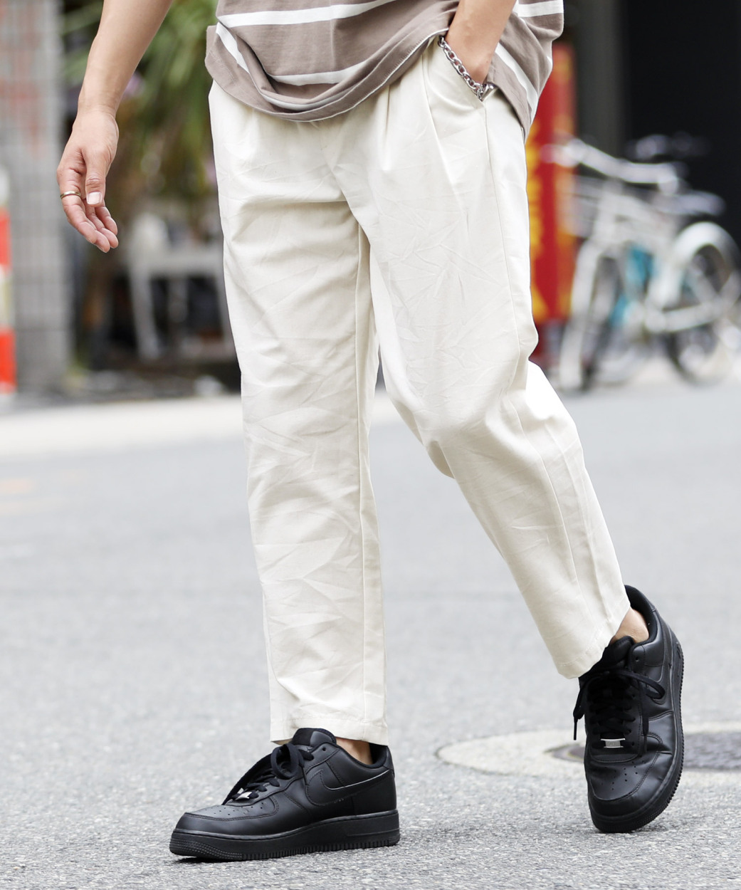 ワイドパンツ アンクルパンツ メンズ ボトムス 麻レーヨン ラウンジパンツ ワイドシルエット 春 春服 夏 夏服 Jiggys Shop 通販 Paypayモール