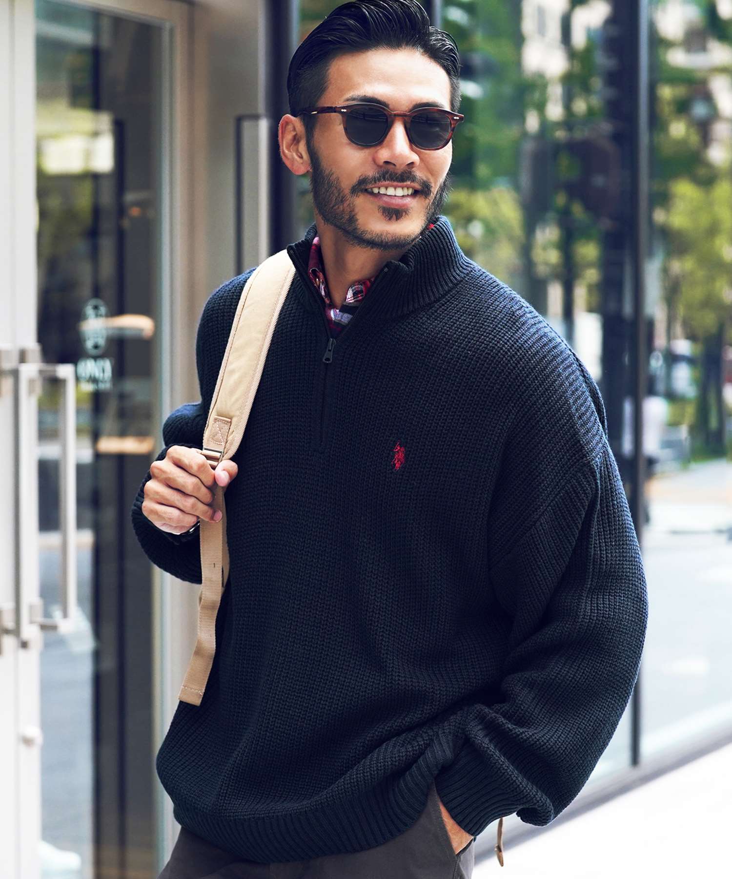 US.POLO ASSN. ユーエスポロアッスン ニットセーター メンズ トップス