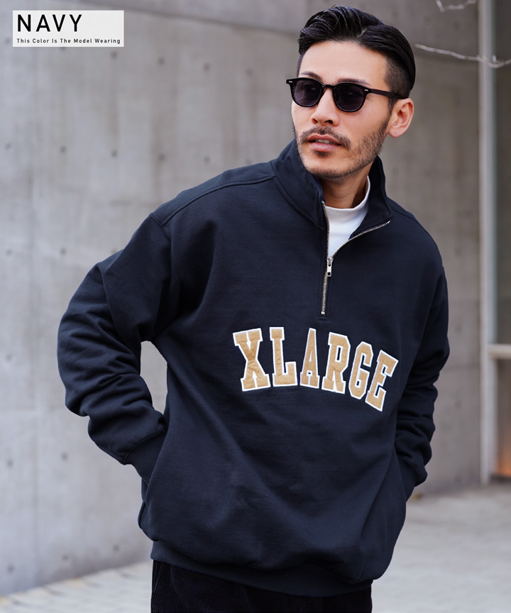 クーポン対象外】XLARGE エクストララージ トレーナー メンズ トップス スウェット ハーフジップ ZIP ブランドロゴ 長袖 春 春服 送料無料  : 215517 : JIGGYS SHOP - 通販 - Yahoo!ショッピング