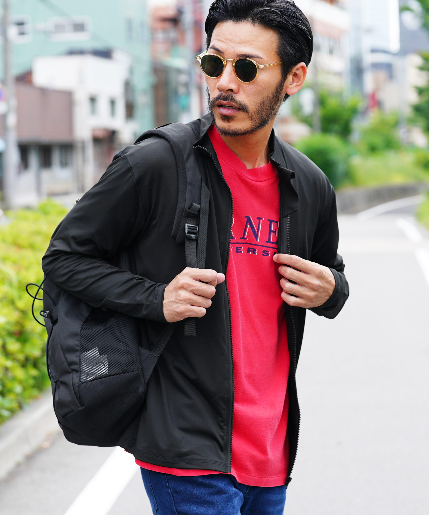 JIGGYS SHOP ラッシュガード 水着 メンズ トップス ジップアップ