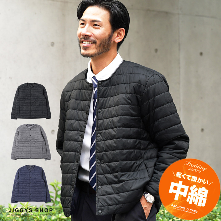 JIGGYS SHOP 中綿ジャケット ブルゾン メンズ アウター インナー