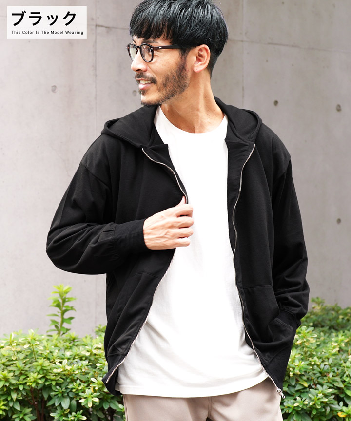 SINSS パーカー Double zip hoodie / ダブルジップフーディ