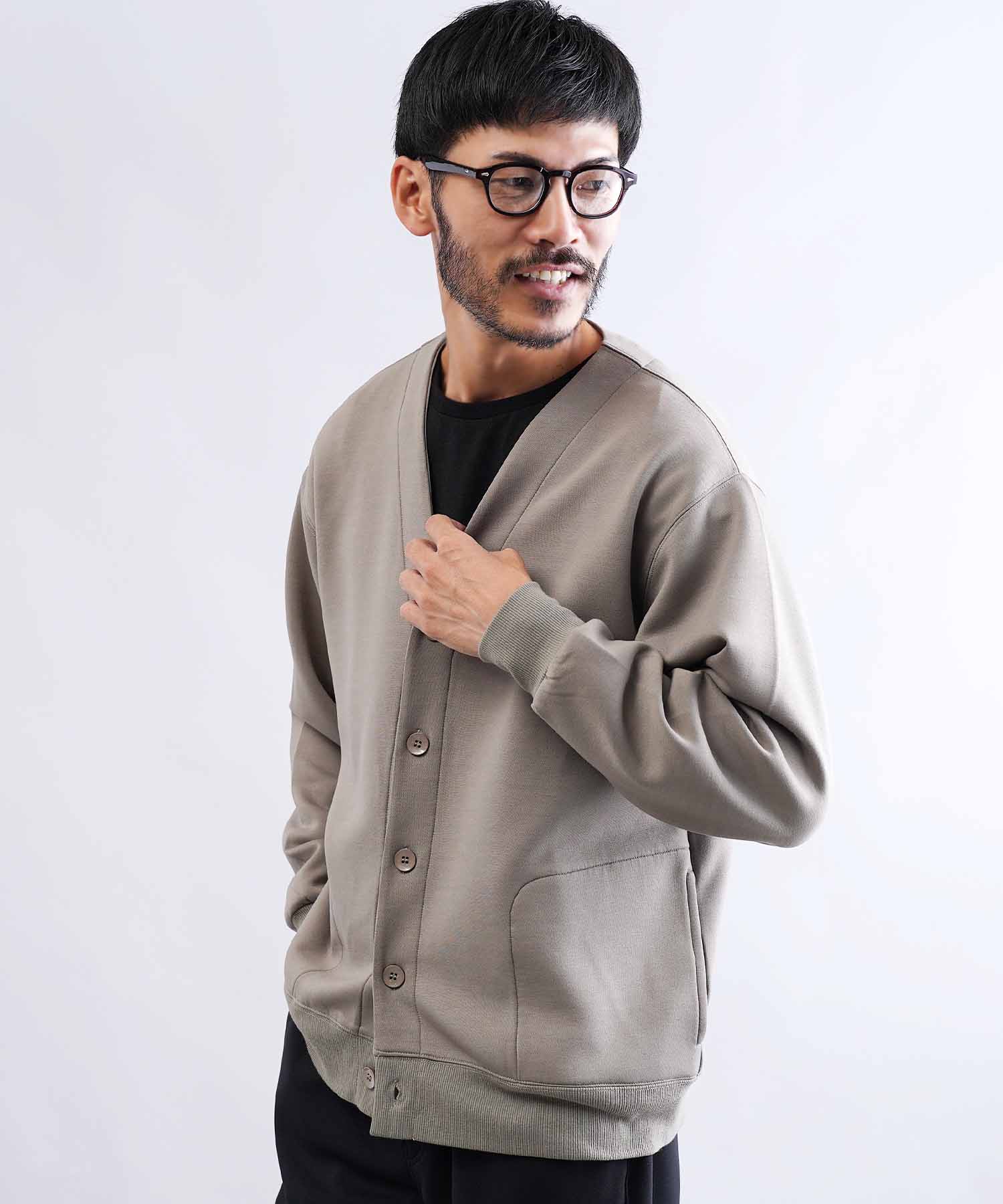 TENDERLOIN グレー zip カーディガン　スウェット item8631c08ea32811ef952d0242ac