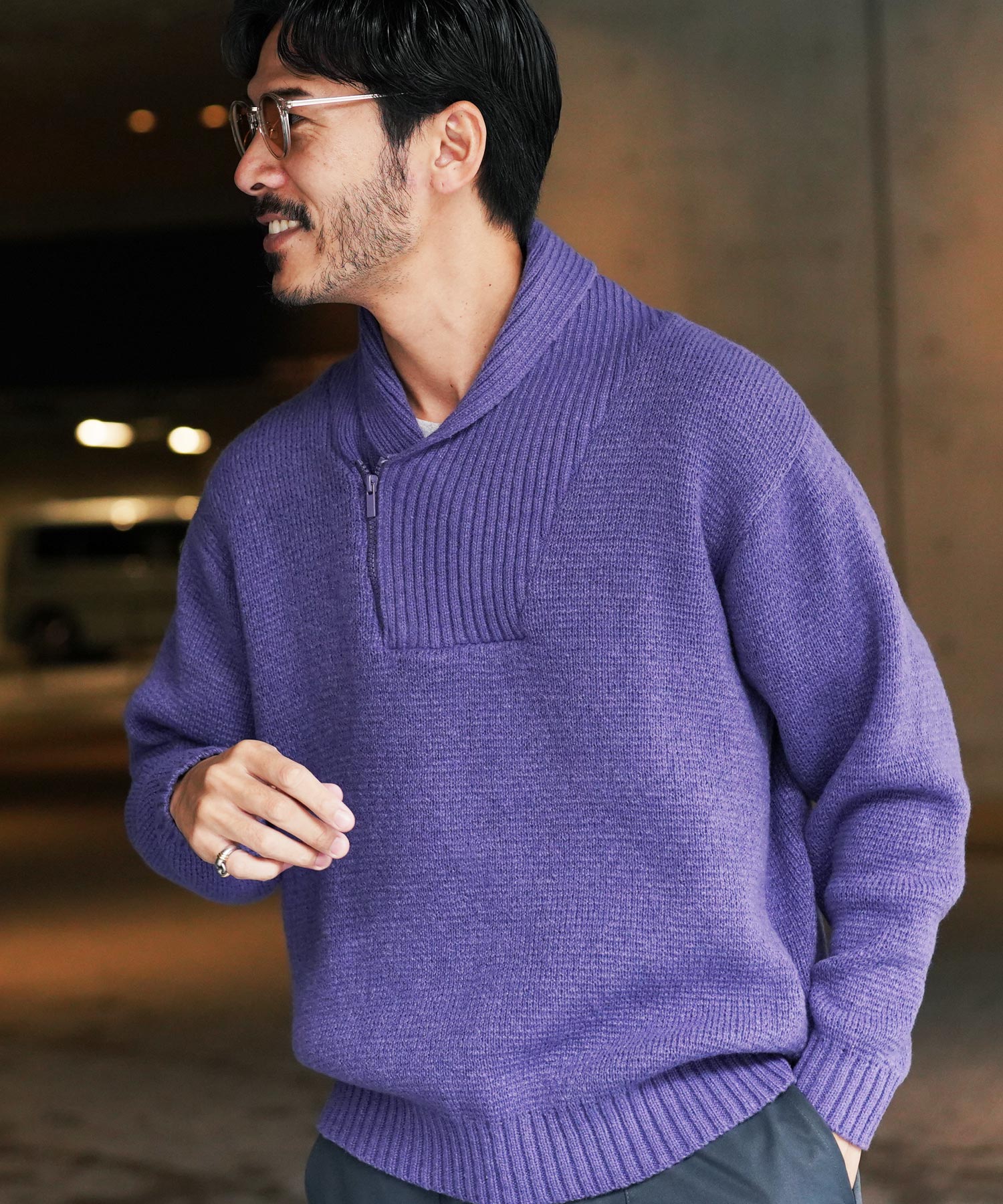 S。ohga 新品　ジップカラーニット ZIP COLLAR KNIT | OHGA