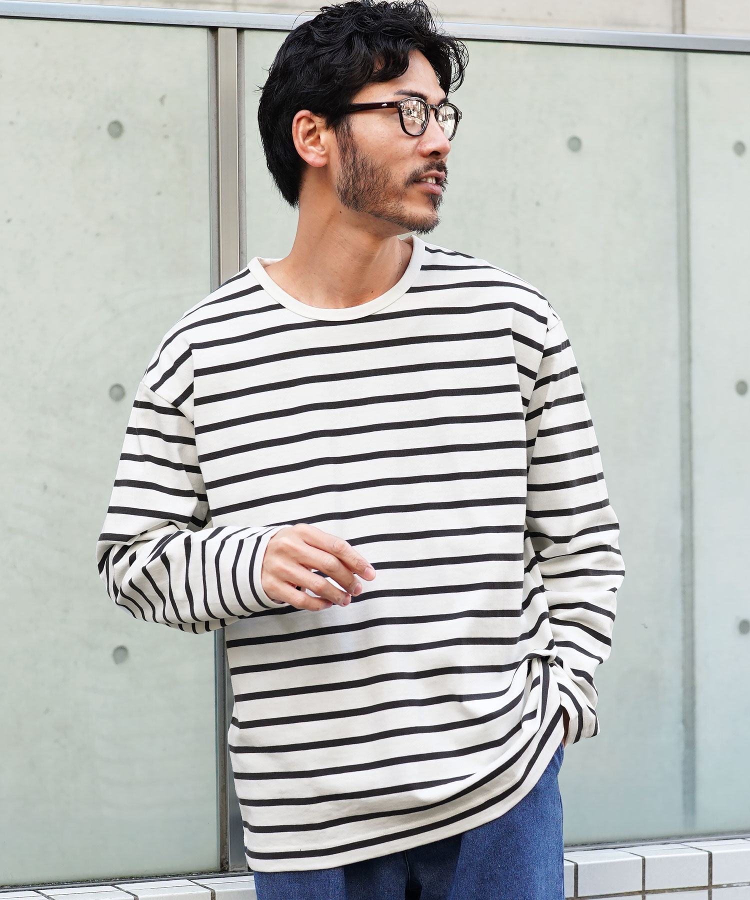 ロンT メンズ 長袖Tシャツ◇[品番：JG000014332]｜JIGGYS SHOP
