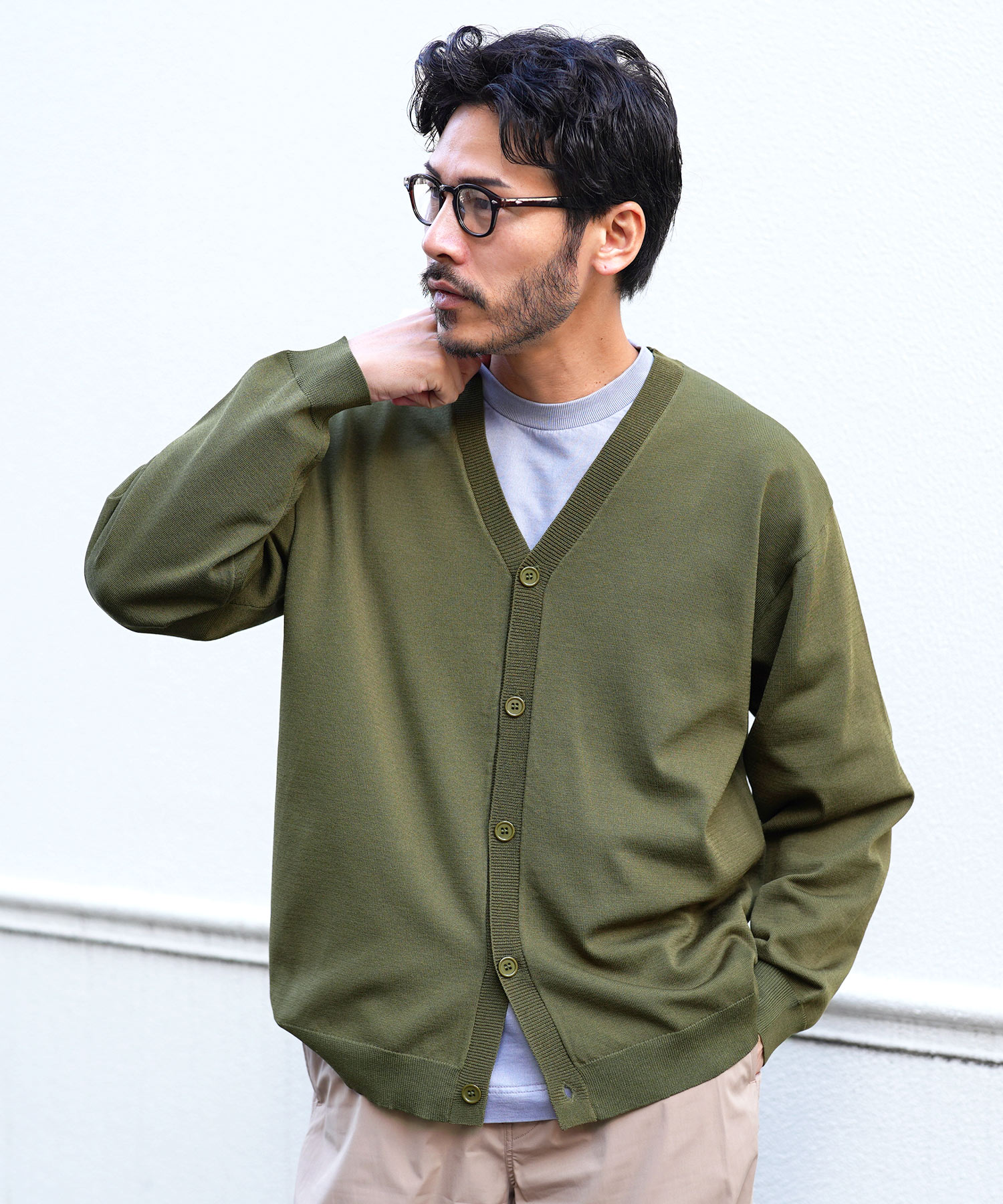 JIGGYS SHOP（ジギーズショップ） カーディガン メンズ トップス