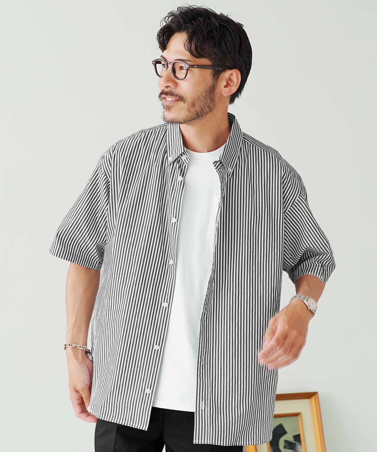 JIGGYS SHOP（ジギーズショップ） シャツ メンズ トップス 半袖シャツ