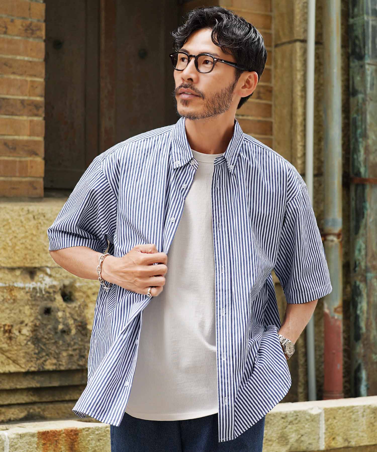 JIGGYS SHOP（ジギーズショップ） シャツ メンズ トップス 半袖シャツ