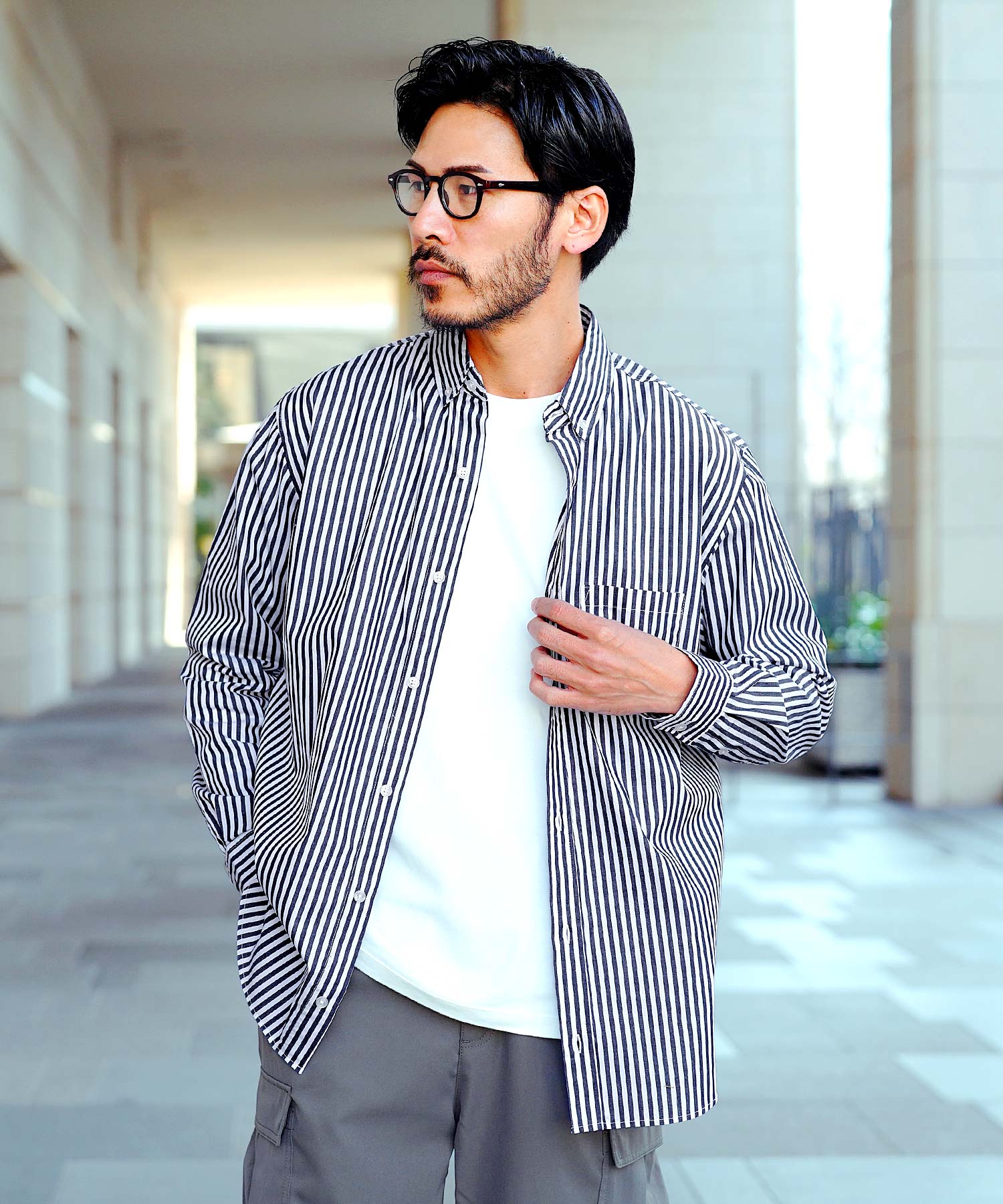 JIGGYS SHOP（ジギーズショップ） シャツ メンズ トップス 長袖シャツ