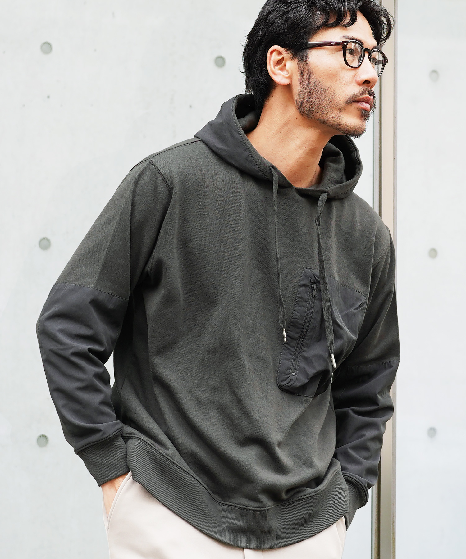 JIGGYS SHOP パーカー メンズ トップス プルオーバーパーカー