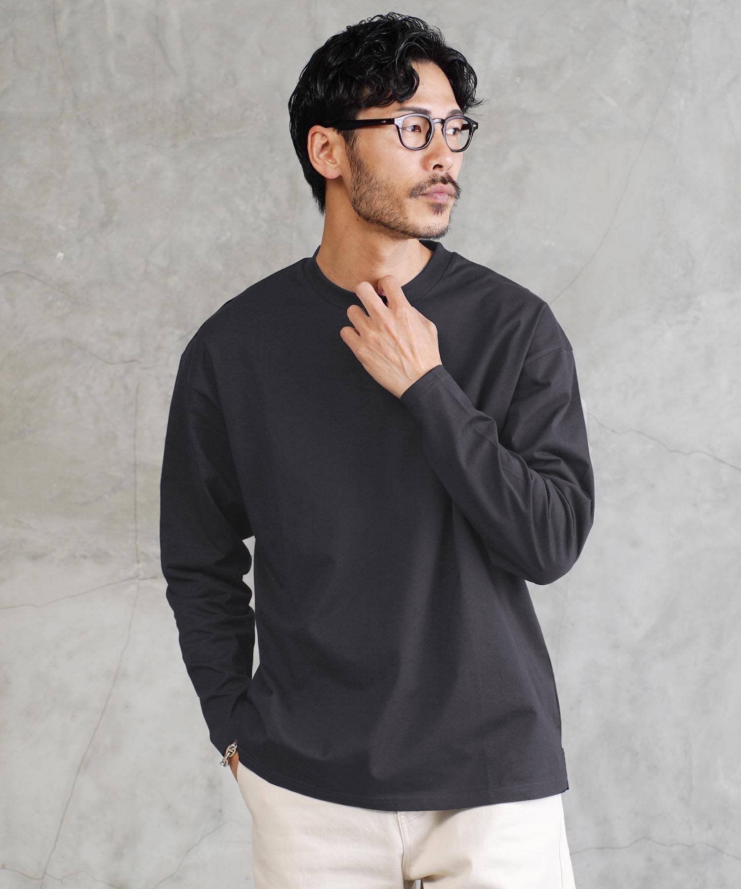 JIGGYS SHOP ロンT Tシャツ メンズ トップス カットソー 長袖T