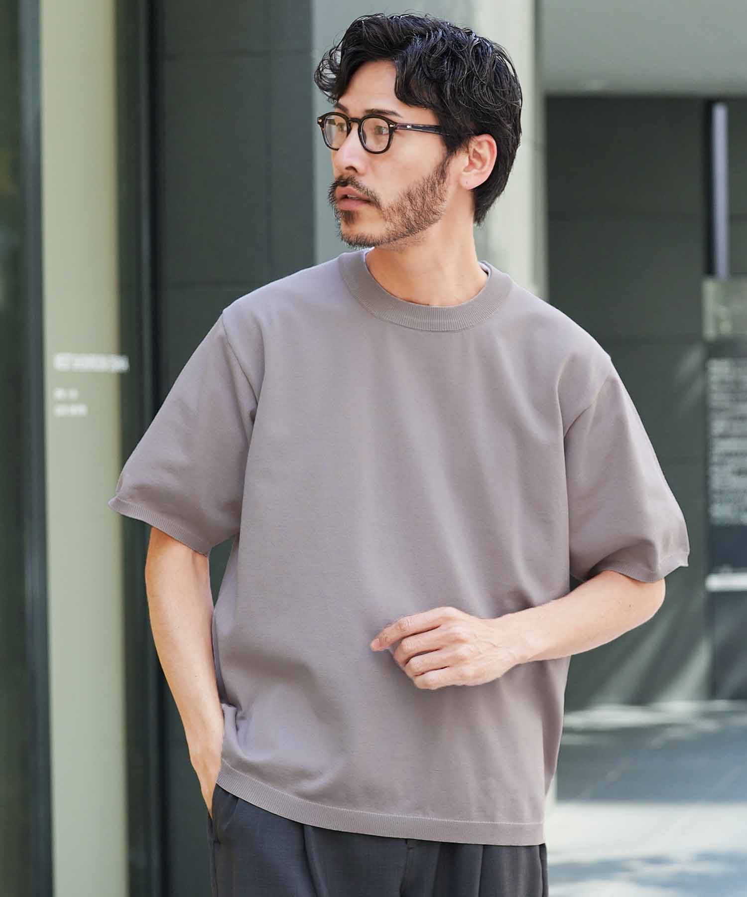 boohoo MAN★半袖 クルーネック ニット サマーセーター ２色 JIGGYS SHOP サマーニット メンズ トップス サマーセーター 半袖