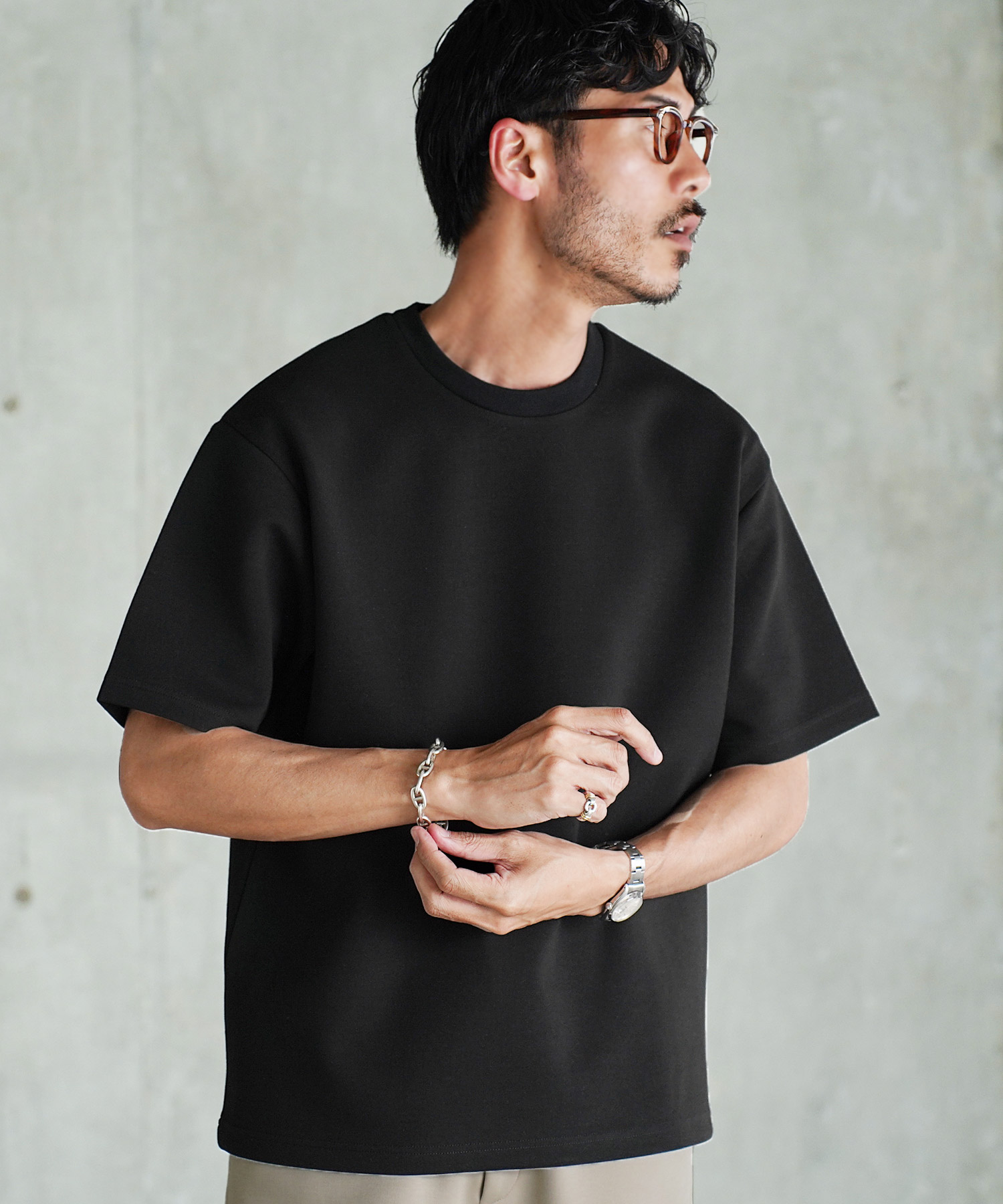 即日発送B'zUNITE02 ロゴプリント Tシャツ ダークグレー　L テキスト太陽プリントTシャツ - カーボングレー | ZARA Japan / 日本