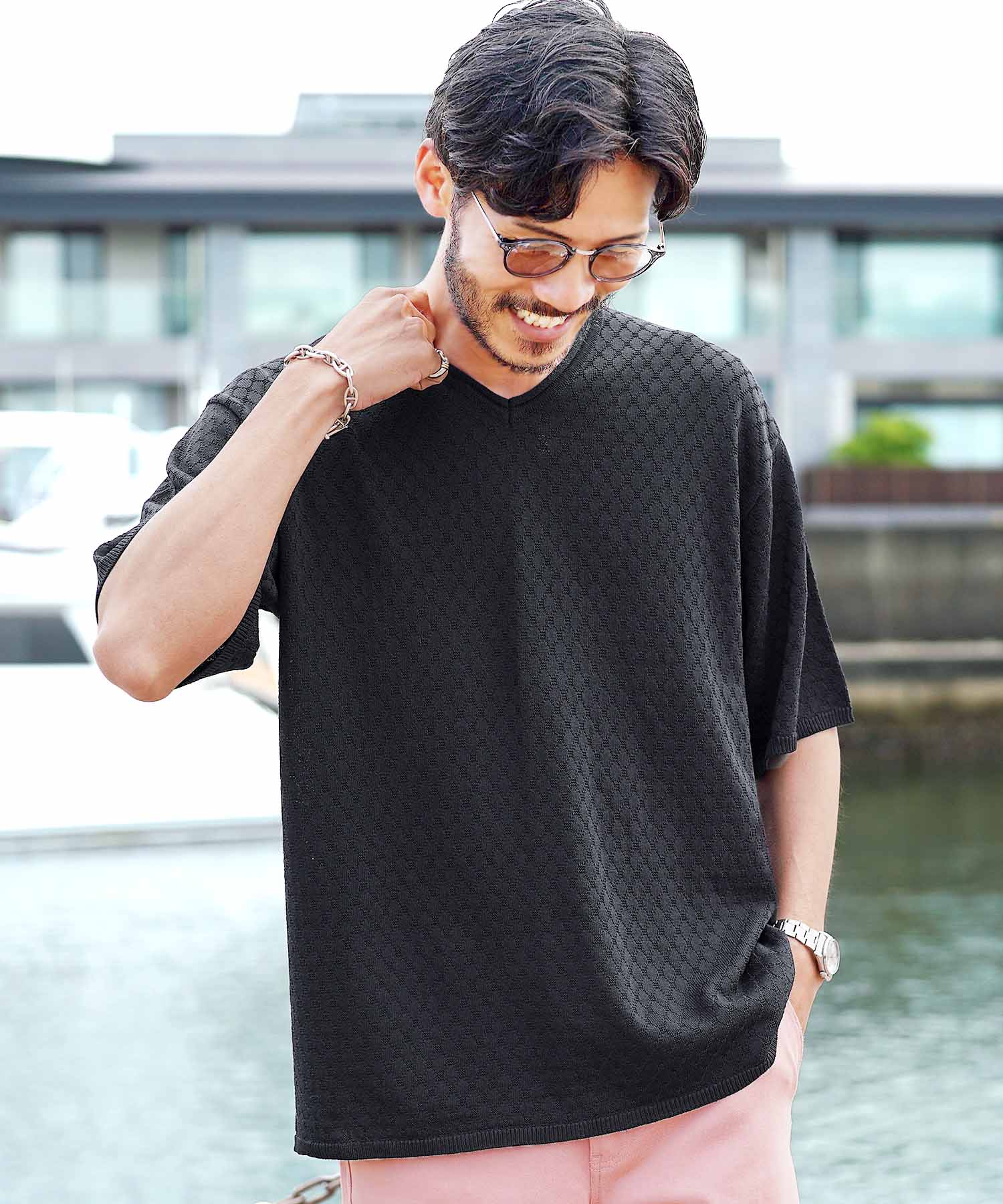JIGGYS SHOP サマーニット メンズ トップス ニットセーター