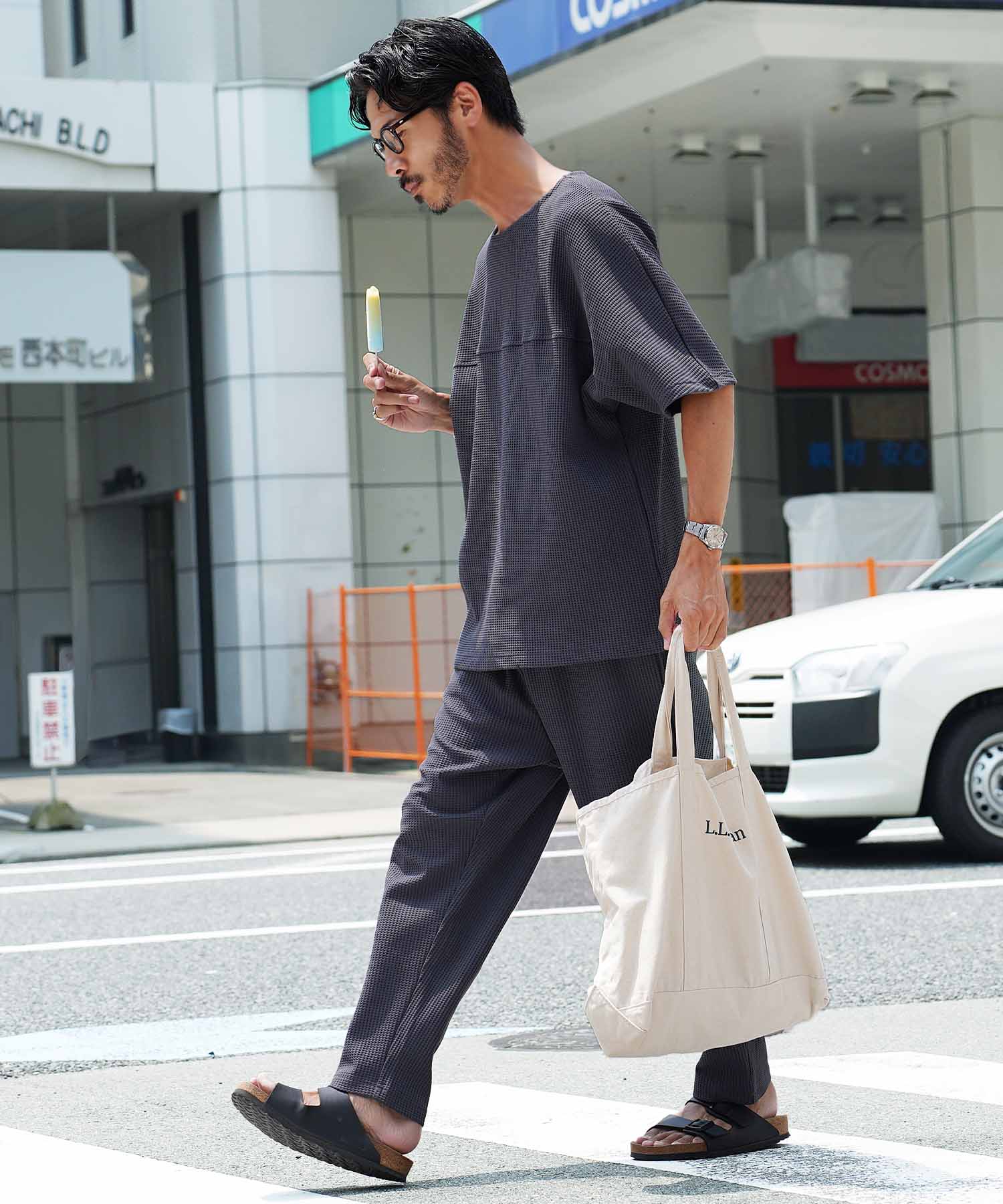 JIGGYS SHOP ルームウェア セットアップ メンズ サーマル素材
