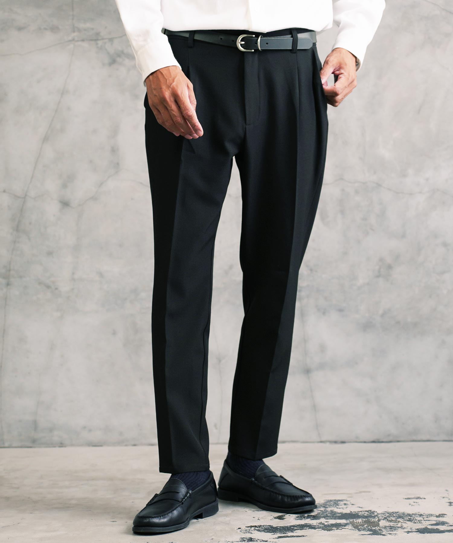 JIGGYS SHOP（ジギーズショップ） スラックス メンズ ボトムス タック