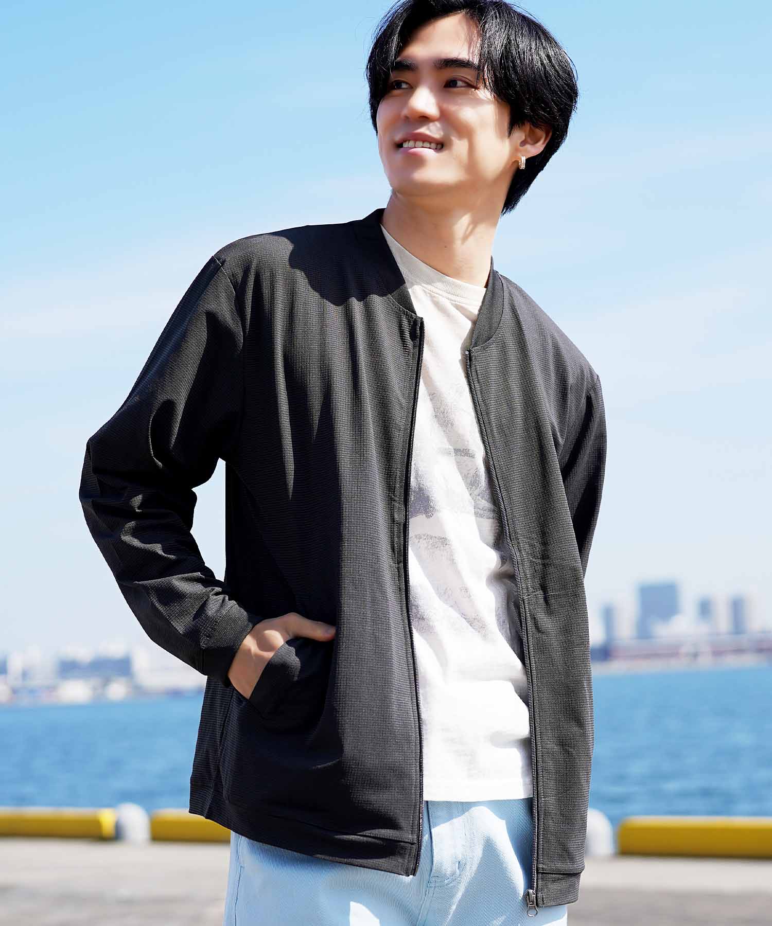 JIGGYS SHOP（ジギーズショップ） サマージャケット メッシュ素材