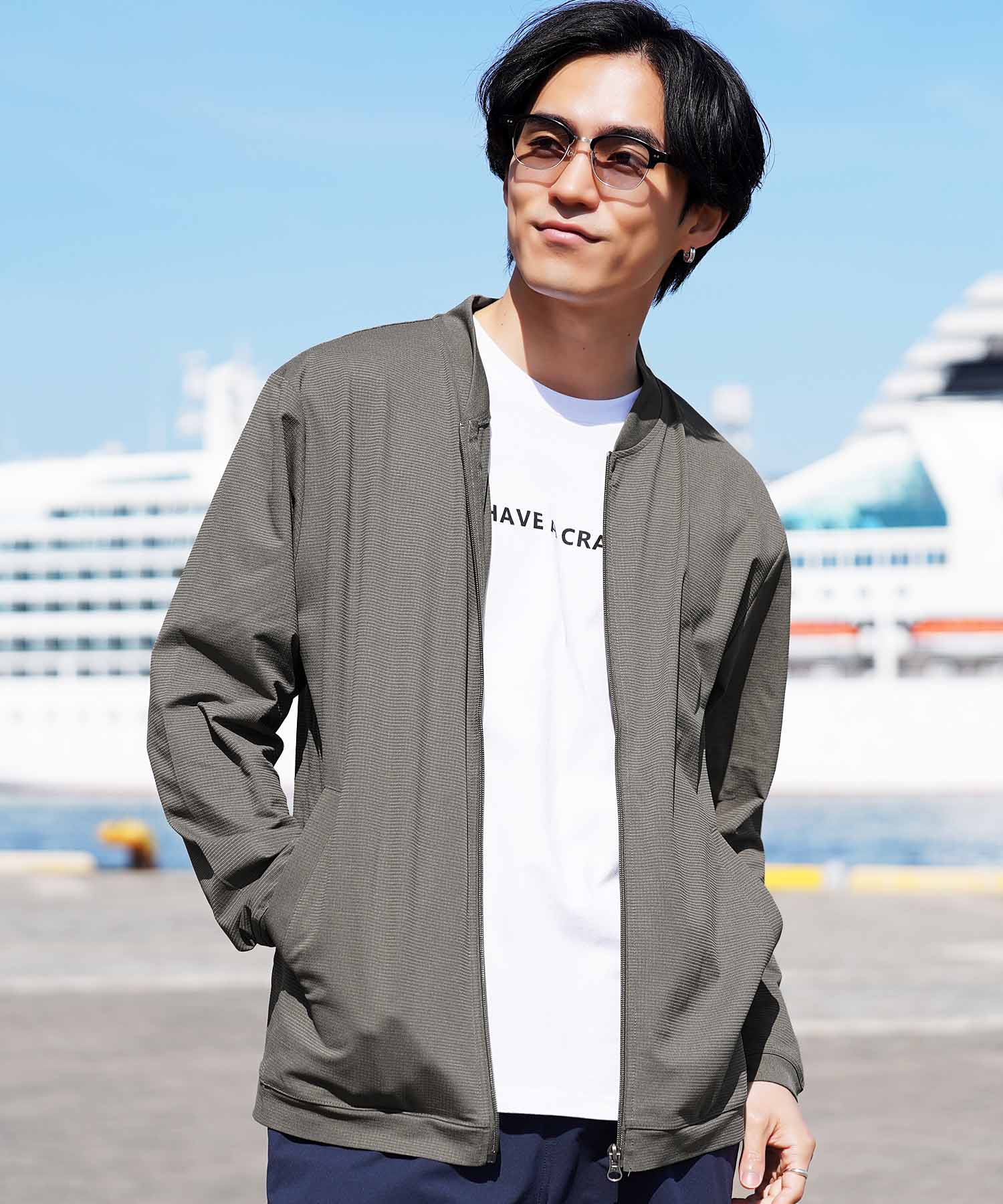 JIGGYS SHOP（ジギーズショップ） サマージャケット メッシュ素材