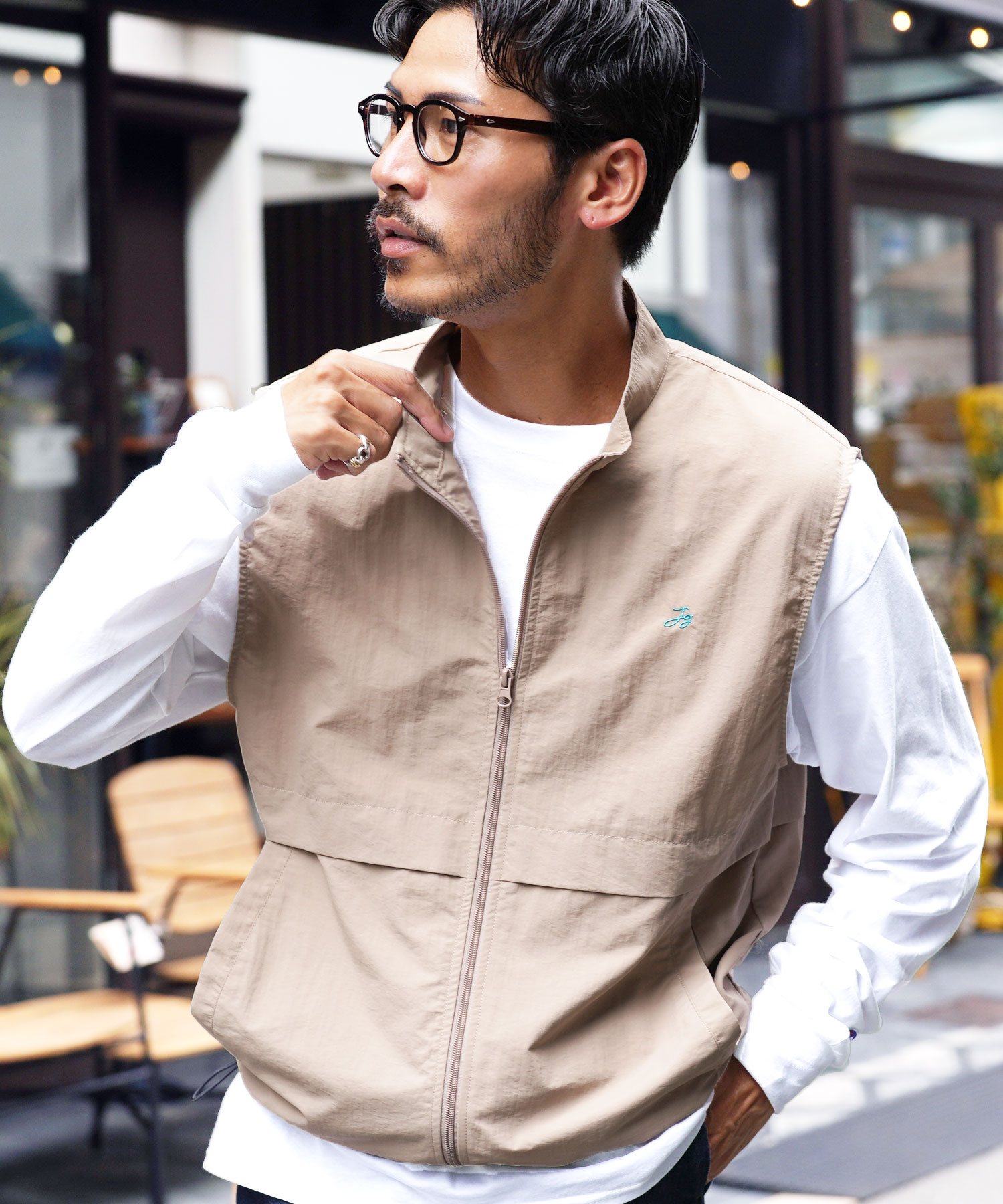 JIGGYS SHOP（ジギーズショップ） ベスト メンズ トップス ナイロン