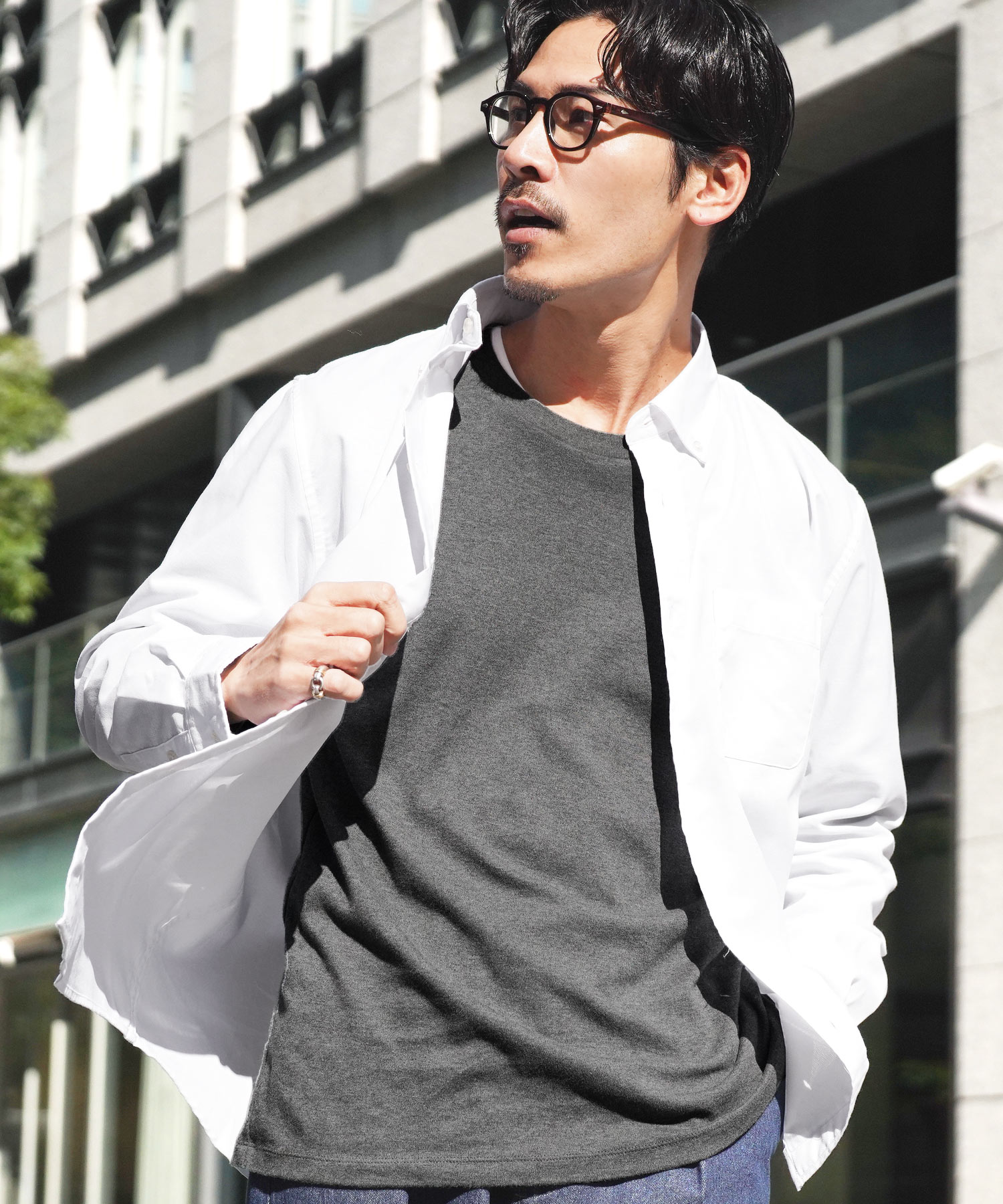 JIGGYS SHOP（ジギーズショップ） シャツ メンズ トップス 長袖シャツ