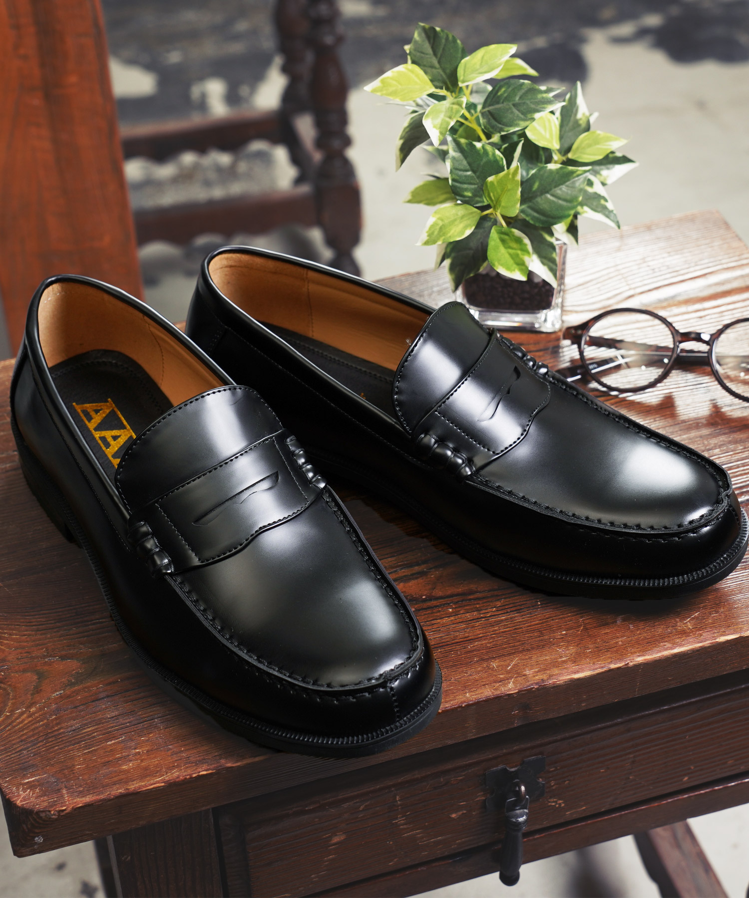 JIGGYS SHOP（ジギーズショップ） コインローファー メンズ シューズ