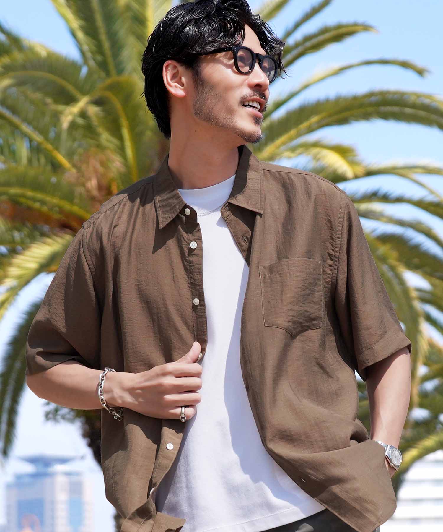 JIGGYS SHOP（ジギーズショップ） シャツ メンズ トップス 半袖シャツ