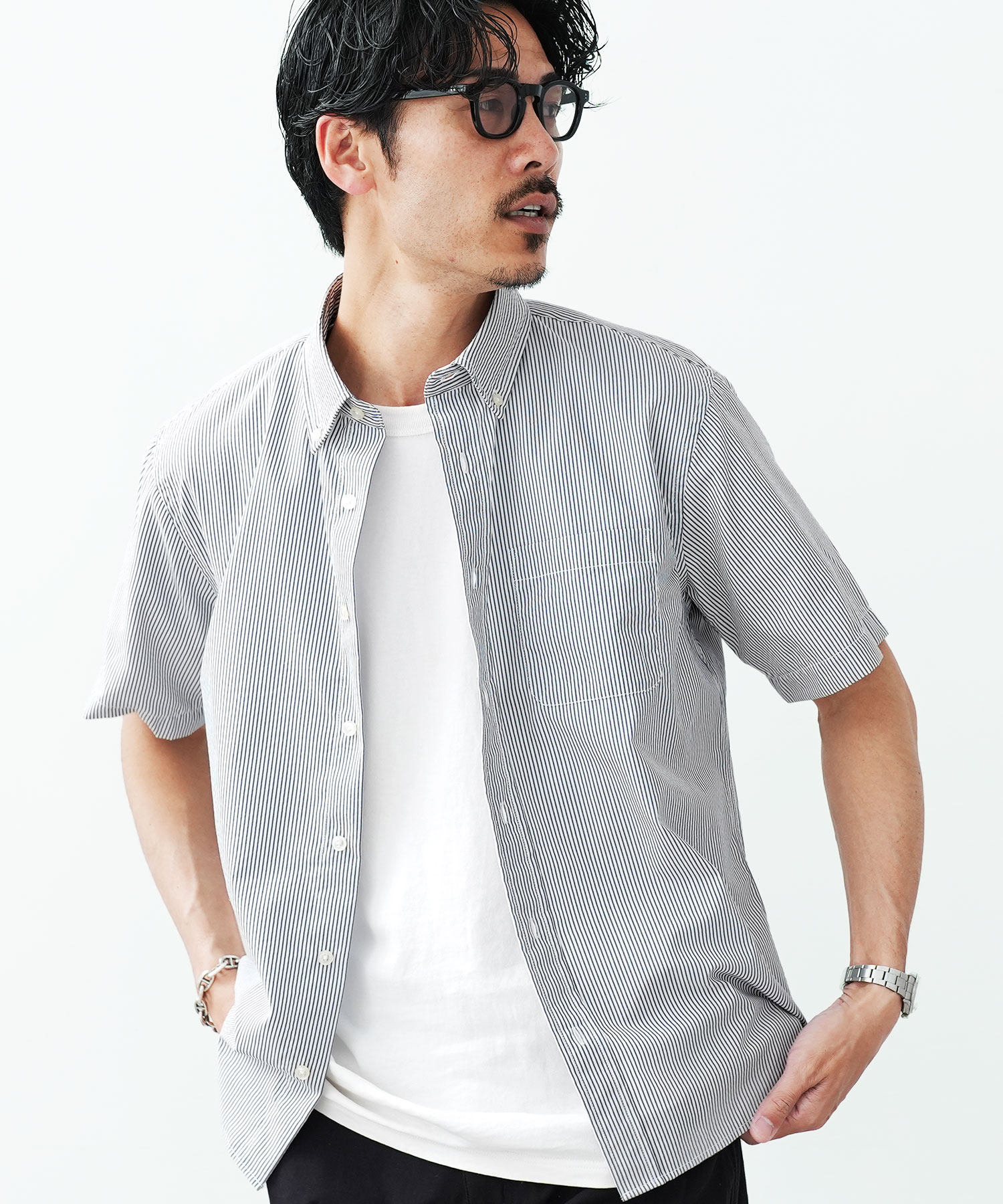 JIGGYS SHOP（ジギーズショップ） シャツ メンズ トップス 半袖シャツ