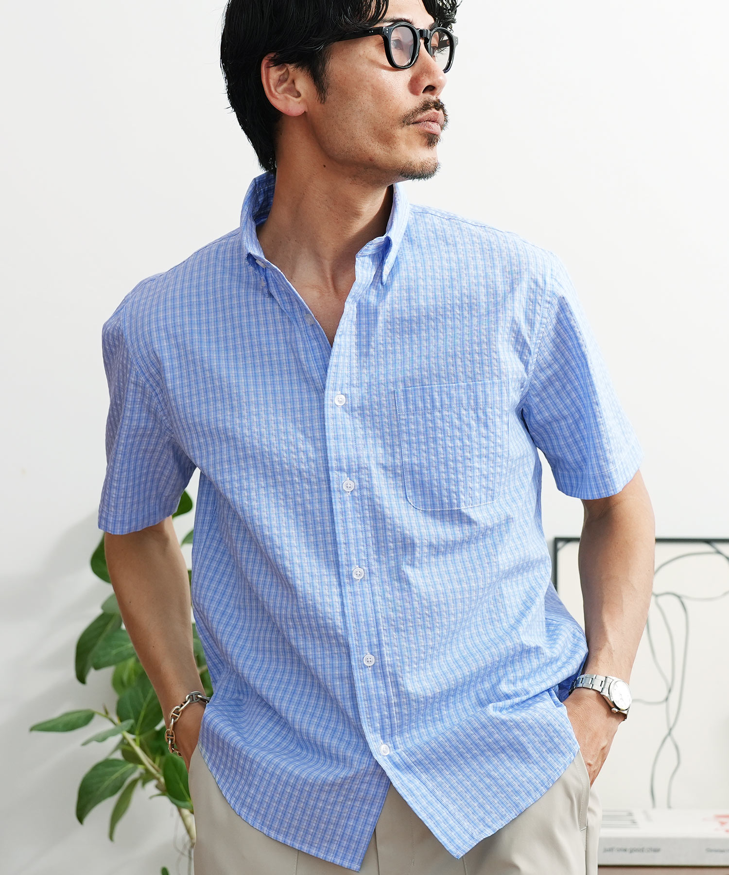 JIGGYS SHOP（ジギーズショップ） シャツ メンズ トップス 半袖シャツ